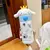 350ml sanrio hello kitty aço inoxidável 316 garrafa térmica kawaii kuromi cin