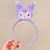 tiara de pelúcia turma kawaii na internet