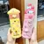 350ml sanrio hello kitty aço inoxidável 316 garrafa térmica kawaii kuromi cin