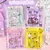 Sanrio kuromi caderno cinnamoroll melodia diário tamanho pequeno kawaii miini p