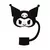 Imagem do tampa de canudo turma kawaii