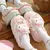Sanrio cinnamoroll olá kitty kuromi chinelos de algodão dos desenhos animados - comprar online
