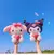 Imagem do Kawaii anime sanrioed olá kitty kuromi cinnamoroll bonecas de pelúcia ornament