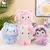 Pelúcia 25cm kuromi Hello kitty melodia cinnamoroll pel - comprar online
