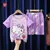 verão pijamas infantis anime dos desenhos animados cinnamoroll kuro - comprar online