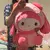 Grande Sanrio My Melody Transformou em um travesseiro de panda recheado com bone - Cinnamoroll Brasil