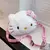 Kawaii sanrio crossbody olá kitty saco de pelúcia mini kuromi ombro saco do me