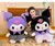 40cm sanrio plushies bonecas dos desenhos animados kuromi pelúcia boneca minha