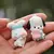 Novo 5 peças sanrio cinnamoroll brinquedos ação anime figuras cinnamoroll con - Cinnamoroll Brasil