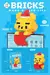 Disney 108 estilo ponto linabell olá kitty blocos de construção princesa dos - comprar online