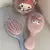 Sanrio cartoon escova pente olá kitty cinnamoroll almofada pente kawaii olá na internet