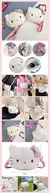 Imagem do Hello kitty mini bolsa de ombro kawaii dos animados mensag