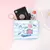 Sanrio kawaii kuromi moeda bolsa coreano bonito menina das crianças criativo cu na internet