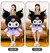 40cm sanrio plushies bonecas dos desenhos animados kuromi pelúcia boneca minha - comprar online