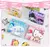60 peças olá kitty kuromi cinnamoroll pochacco sanrio adesivos para crianças - comprar online