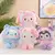 Pelúcia 25cm kuromi Hello kitty melodia cinnamoroll pel na internet