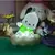 Animação sanrios kitty kawaii nuvem brilhante lâmpada olá kitty lâmpada de