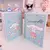 Caderno melody kitty cinnamoroll kuromi dos desenhos animados na internet