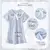 pijama infantil turma kawaii