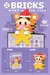 Disney 108 estilo ponto linabell olá kitty blocos de construção princesa dos - Cinnamoroll Brasil