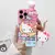 3d hello kitty suporte de telefone caso dos desenhos animados para samsung galax - Cinnamoroll Brasil