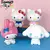 Sanrio kawaii cabeça grande boneca cinnamoroll olá kitty minha melodia bolo de - loja online