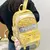 Sanrioed cinnamoroll kuromi minha melodia pom pom purin anime mochila bonito moc - loja online