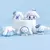 Novo 5 peças sanrio cinnamoroll brinquedos ação anime figuras cinnamoroll con - loja online