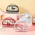 Bolsa cosmética de material PU Hello Kitty e Kuromi, organizador de material - loja online