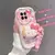Kuromi hello kitty suporte pulseira caso de telefone para iphone 16 15 pro max 1 - comprar online