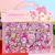 Sanrio dupla camada 3d bolha adesivos dos desenhos animados kawaii melodia kurom - comprar online