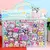 Sanrio dupla camada 3d bolha adesivos dos desenhos animados kawaii melodia kurom