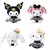 25cm nova sanrio kawaii preto ouro série brinquedo de pelúcia travesseiro maci na internet