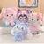 Imagem do Pelúcia 25cm kuromi Hello kitty melodia cinnamoroll pel