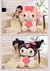 Kawaii anime sanrioed olá kitty kuromi cinnamoroll bonecas de pelúcia ornament - loja online
