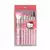 Sanrio conjunto de pincéis de maquiagem hello kitty sombra base blush escova fe na internet
