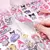 Sanrio dupla camada 3d bolha adesivos dos desenhos animados kawaii melodia kurom na internet