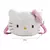 Hello kitty mini bolsa de ombro kawaii dos animados mensag na internet