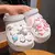 Conjunto Sanrio Anime Encantos Da Sapata, Fivela Acessórios, Hello Kitty Kuromi