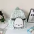 2024 sanrio bonito kuromi melodia cinnamoroll mochila de grande capacidade menin - comprar online