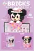 Disney 108 estilo ponto linabell olá kitty blocos de construção princesa dos