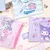 Sanrio kawaii kuromi moeda bolsa coreano bonito menina das crianças criativo cu na internet