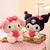 Kawaii anime sanrioed olá kitty kuromi cinnamoroll bonecas de pelúcia ornament