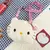 Hello kitty mini bolsa de ombro kawaii dos animados mensag - comprar online