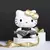 25cm nova sanrio kawaii preto ouro série brinquedo de pelúcia travesseiro maci - comprar online
