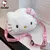 Kawaii sanrio crossbody olá kitty saco de pelúcia mini kuromi ombro saco do me - Cinnamoroll Brasil