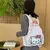 2024 sanrio bonito kuromi melodia cinnamoroll mochila de grande capacidade menin na internet