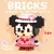 Disney 108 estilo ponto linabell olá kitty blocos de construção princesa dos na internet