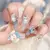 24 peçascinnamoroll unhas falsas