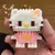 Disney 108 estilo ponto linabell olá kitty blocos de construção princesa dos - comprar online